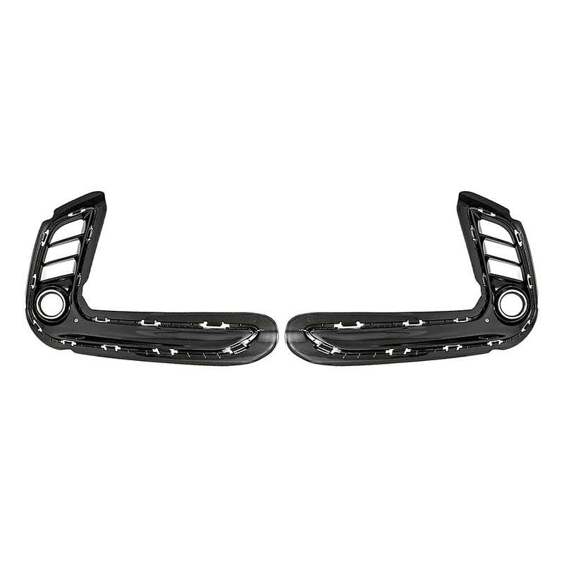 1 Pair Front Bumper Grille Driving Lamp Cover for Elantra 2016-2019