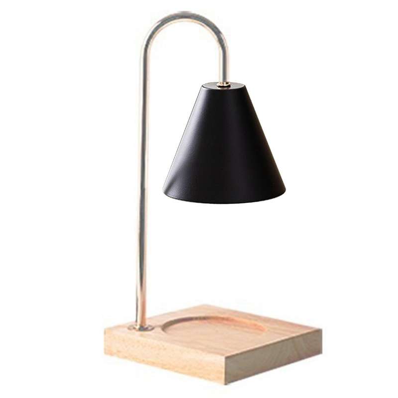 Candle Warmer Lamp Melting Wax Light Black(eu Plug)