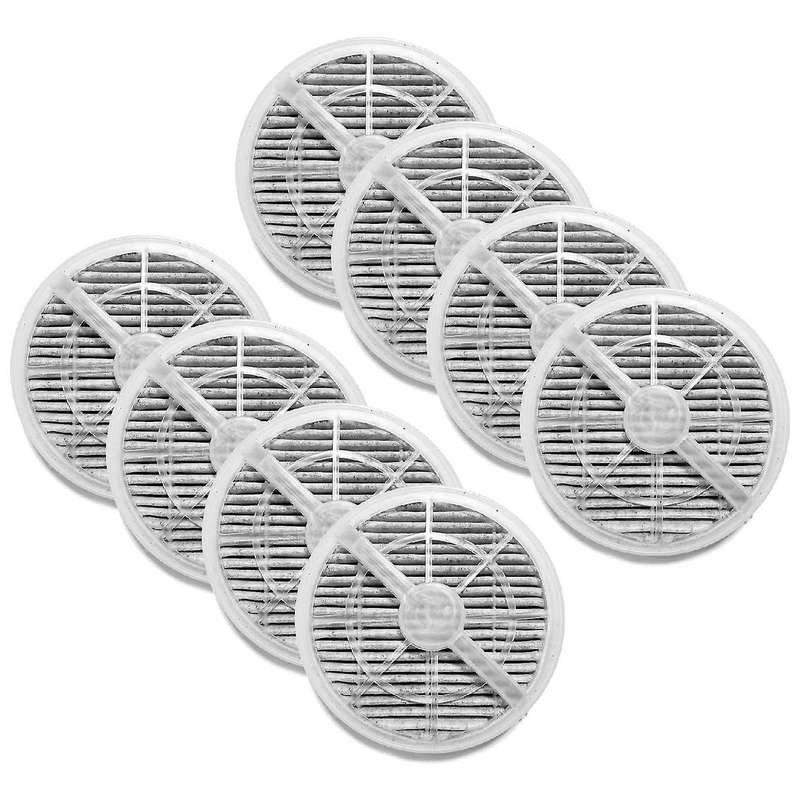 8 Pack Hepa Filter for Rigoglioso Desktop Activated Carbon Filter