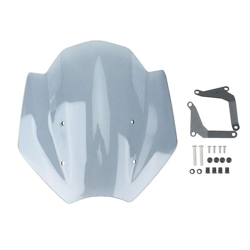 Motorcycle Wind Deflector with Bracket Front Windshield Windscreen