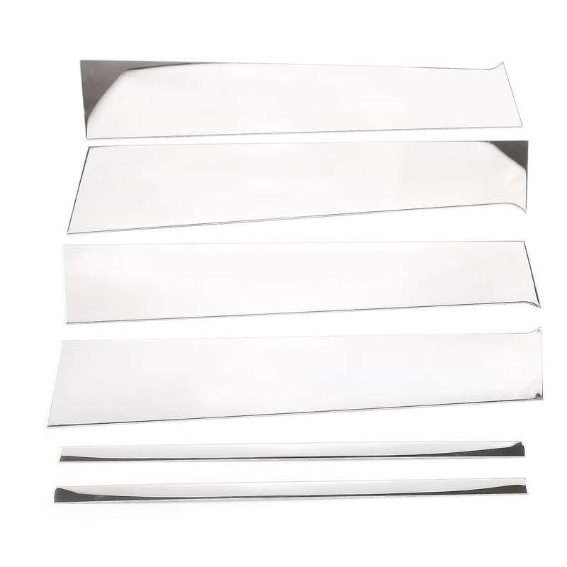 For Toyota Hilux Car Mirror Effect Car Window Pillar Cover Trim