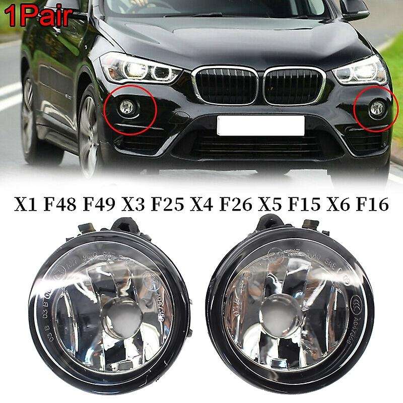 Pair Front Bumper Fog Lamp Lights For-bmw 2010-20 Not Including Bulb