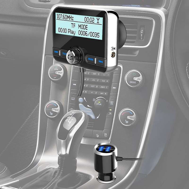 Dab002 Car Digital Radio Adapter Fm Transmitter Qc3.0 Fast Charge