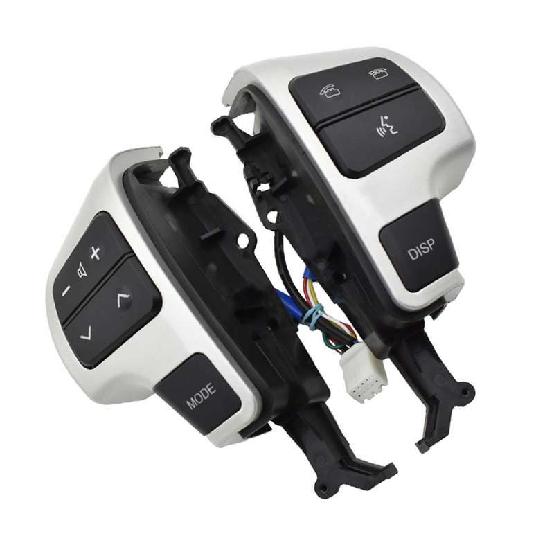 Steering Wheel Audio Switch for Toyota Cruiser 200 2008-2011 Silver