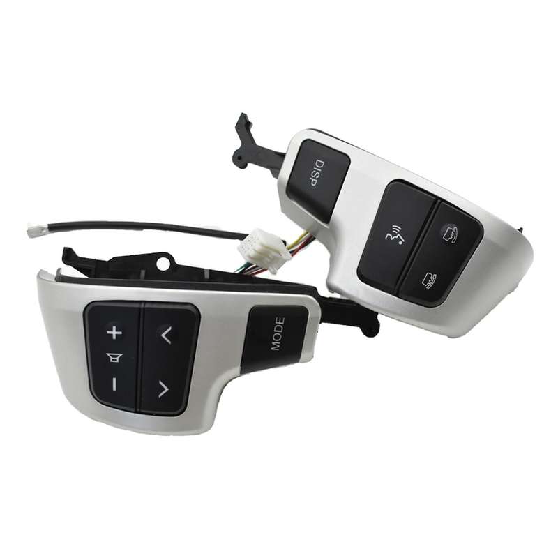 Steering Wheel Audio Switch for Toyota Cruiser 200 2008-2011 Silver