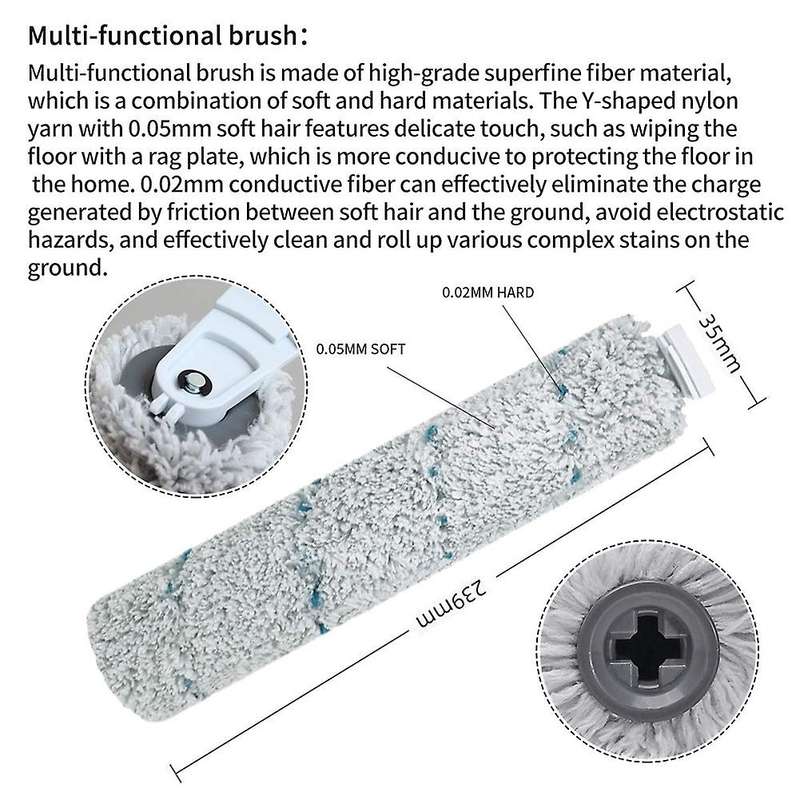 Brush Rolls Filters Set for Bissell 5 Pack Brush Rolls + 3 Filters