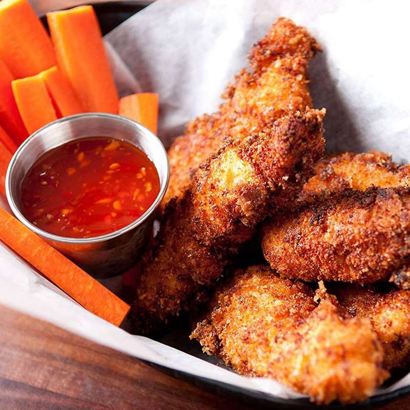 48 Pack Stainless Steel Condiment Sauce Cups