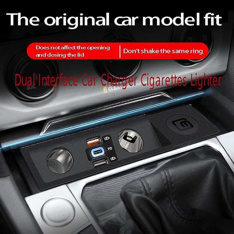 Car Charger Cigarettes Lighter for Iso For-passat B8/cc
