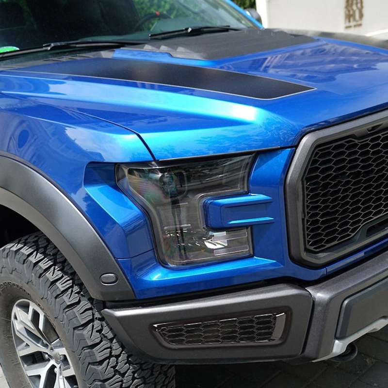 Front Bumper Decoration Cover Trim Sticker,abs Black