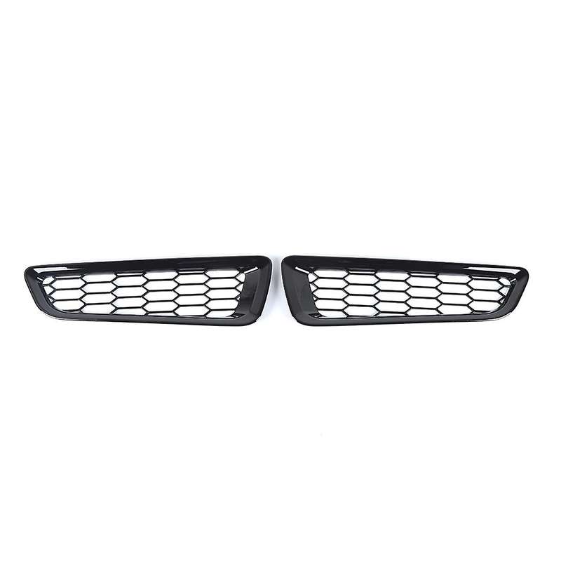 Front Bumper Decoration Cover Trim Sticker,abs Black