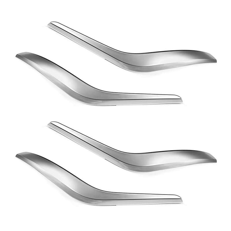 For -bmw X1 E84 Car Interior Panel Handle Bar Pull Trim Cover Silver