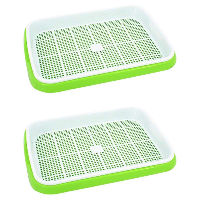 8pc/set Plant Flower Germination Tray Box Double-layer Seed