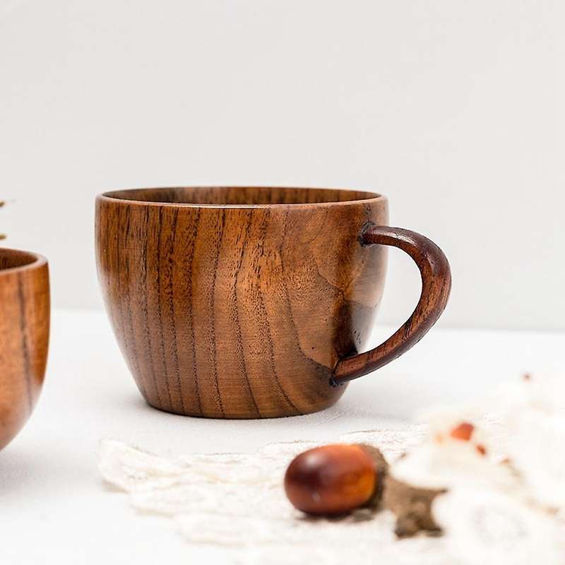 Wooden Cups Big Belly Cups Handmade Natural Spruce Wood Cups