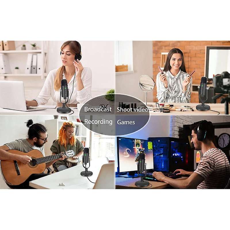 Podcast Pc Microphone,for Games,online Chat,video,record,etc