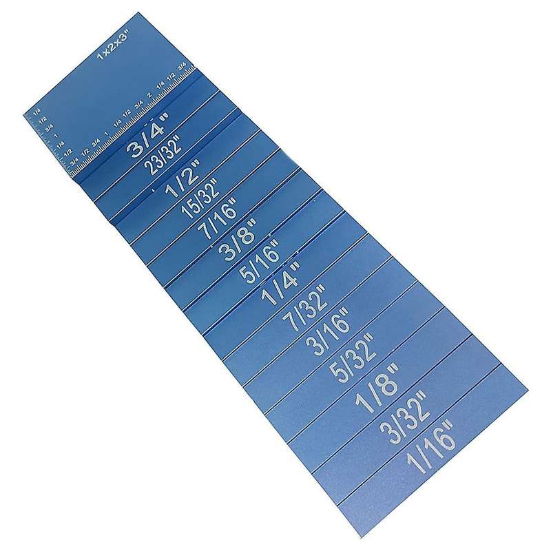 15pcs Gauge Block Set,height Gauges Set Setup Bars,for Woodworking A