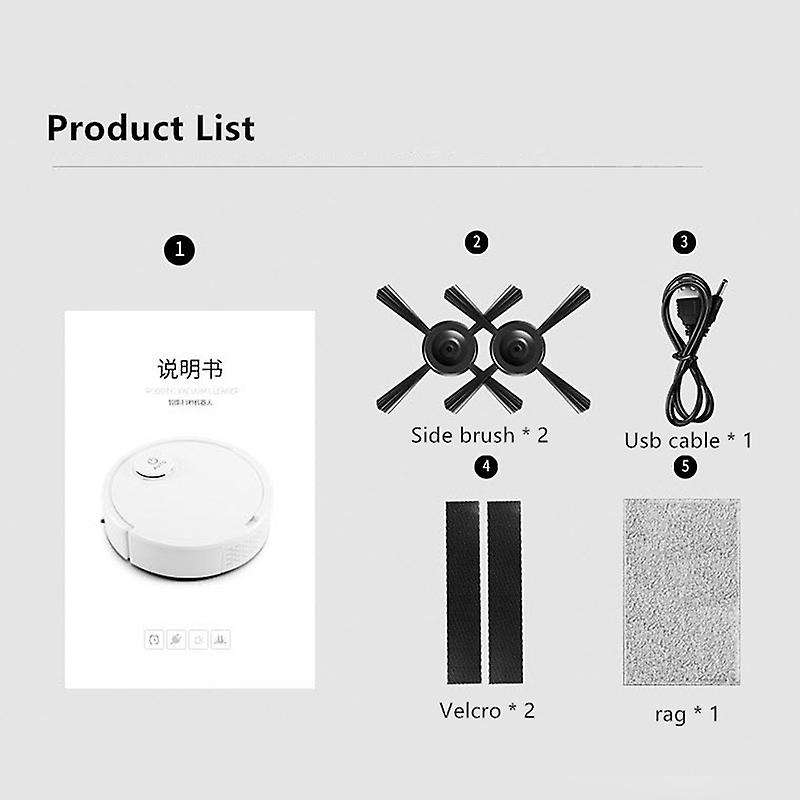 Es300 Rechargeable Smart Robot Vacuum Cleaner 3 In 1 Usb Auto Smart