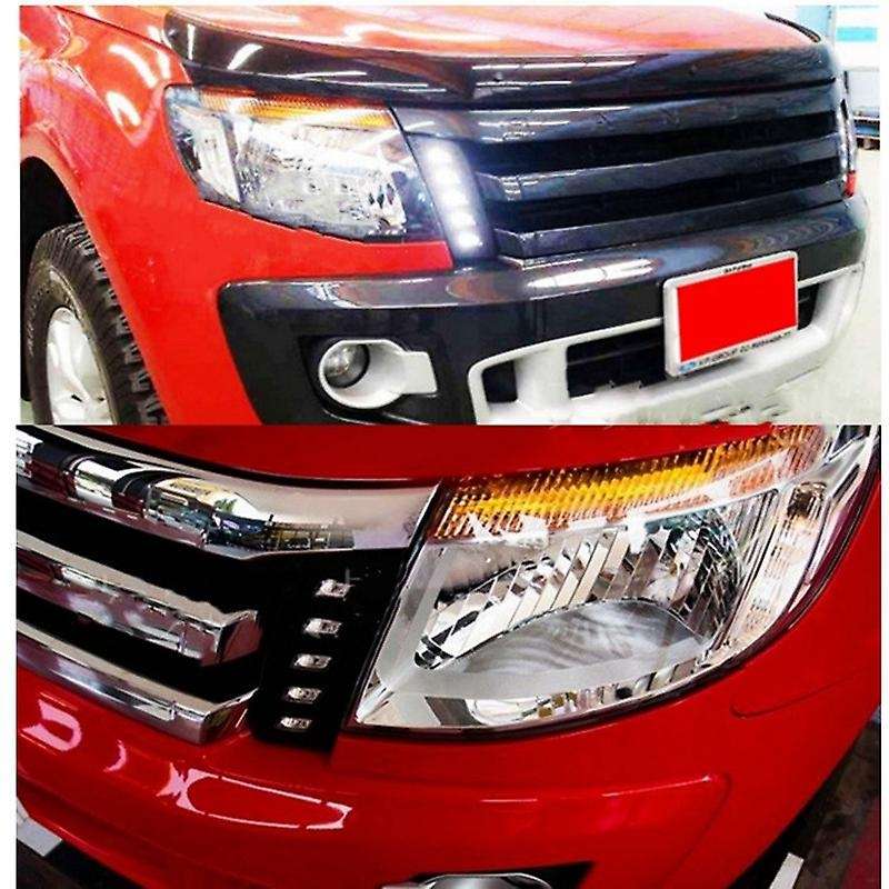 Car Led Daytime Running Lights for Ford Ranger Px1 T6 Mk1 2011-2014