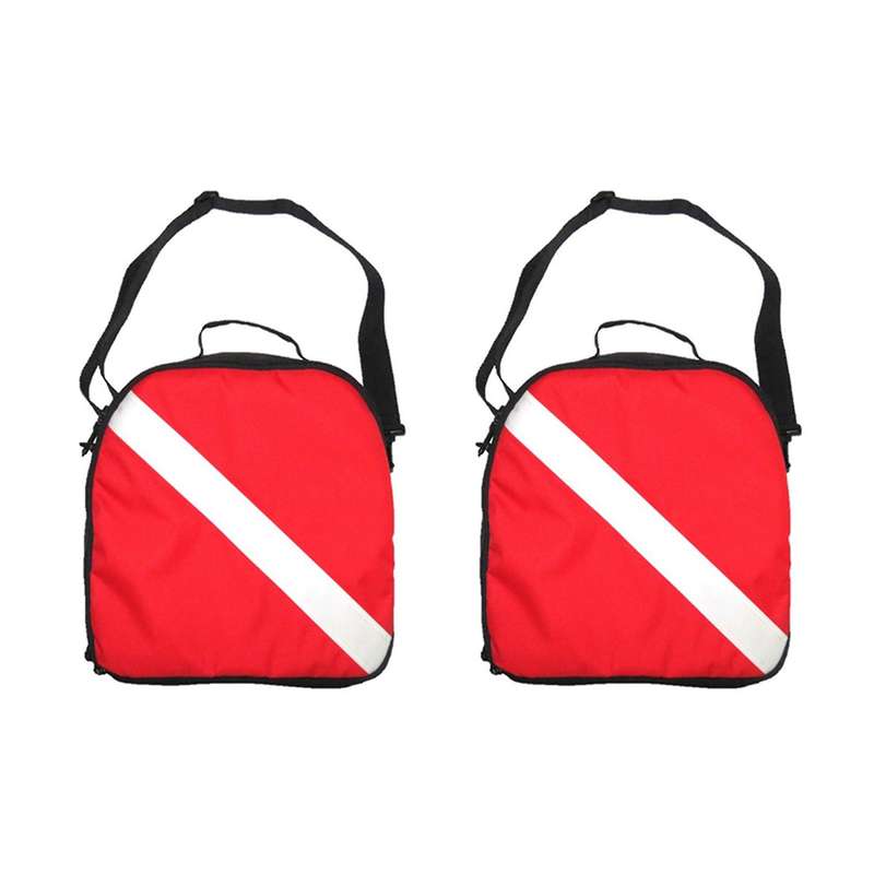 Nylon Dive Flag Scuba Diving Protective Bag with Zipper Carry Handle