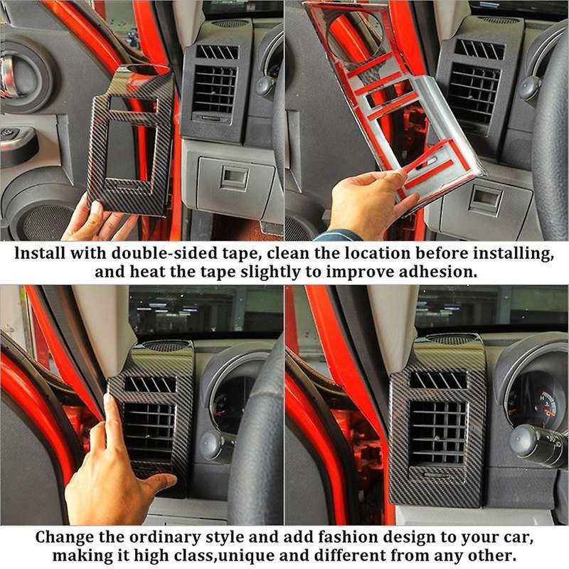 Car Center Console Side Air Conditioner Vent Panel Decoration