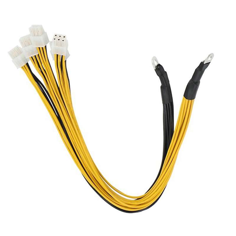 6 Pack 6 Pin Connector Server Power Cable for Antminer S9 S9i Z9