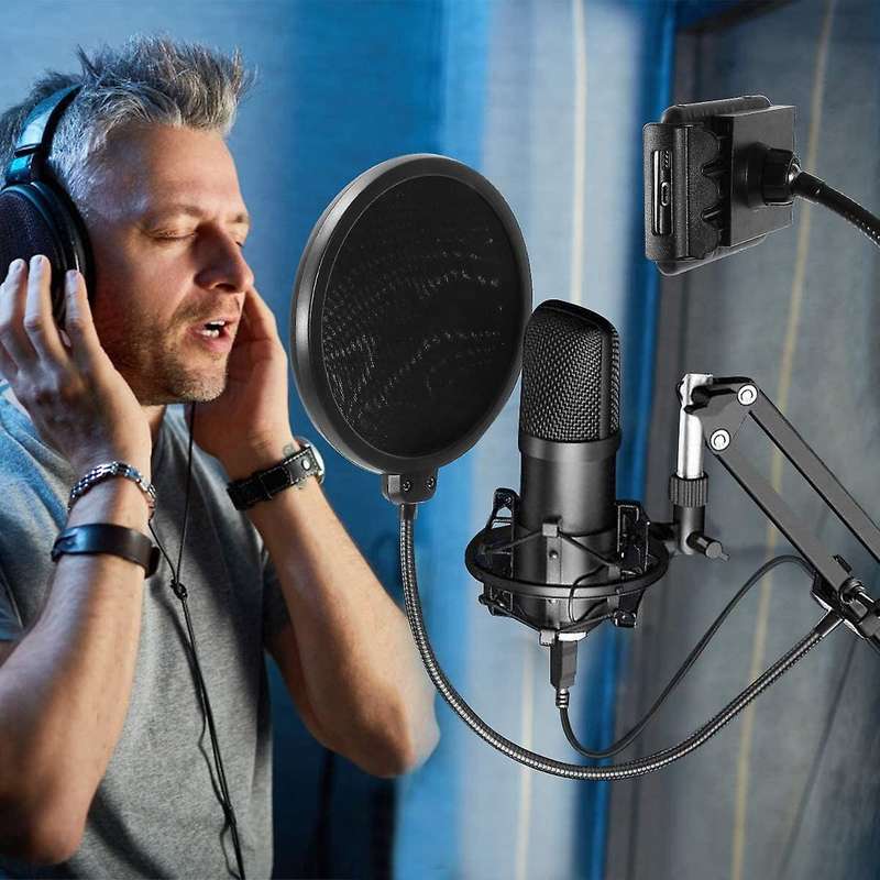 Adjustable Mic Desk Mount Stand for Live Streaming Recording Game