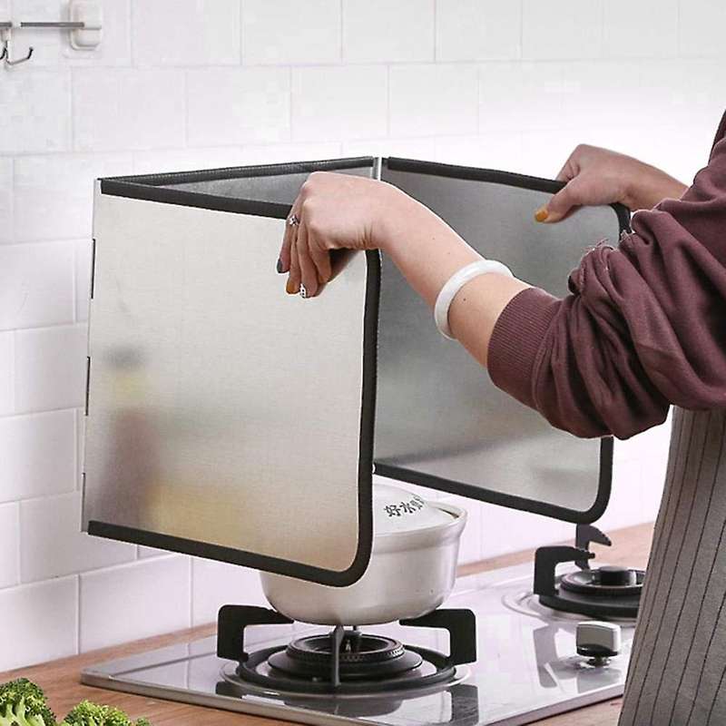 Foldable Kitchen Oil Splash Guard for Wall Block Cover