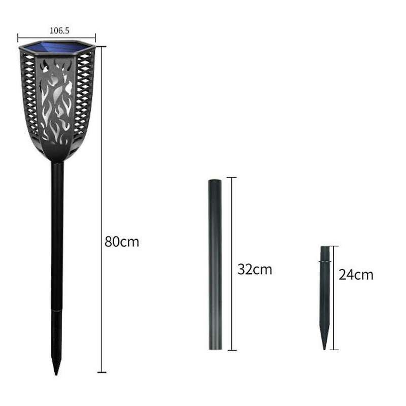 Solar Flame Light,solar Light,automatic On/off Solar Lamps
