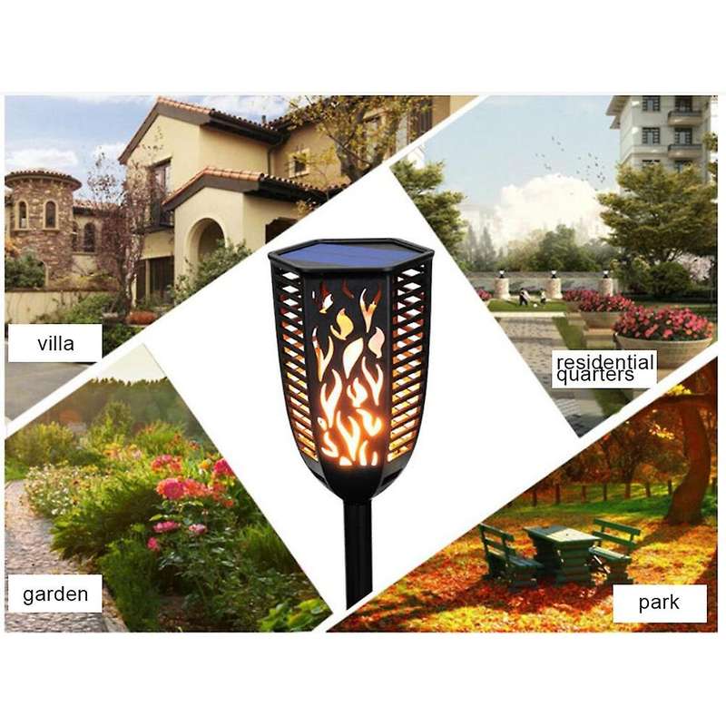Solar Flame Light,solar Light,automatic On/off Solar Lamps