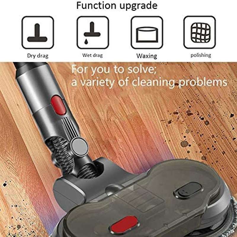 Electric Wet Dry Mopping Head Set for Dyson V7 V8 V10 V11
