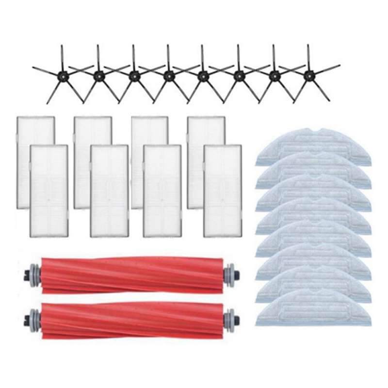 26 Pcs for Roborock S7 T7splus Of Filter Main/side Brush Mop Cloth
