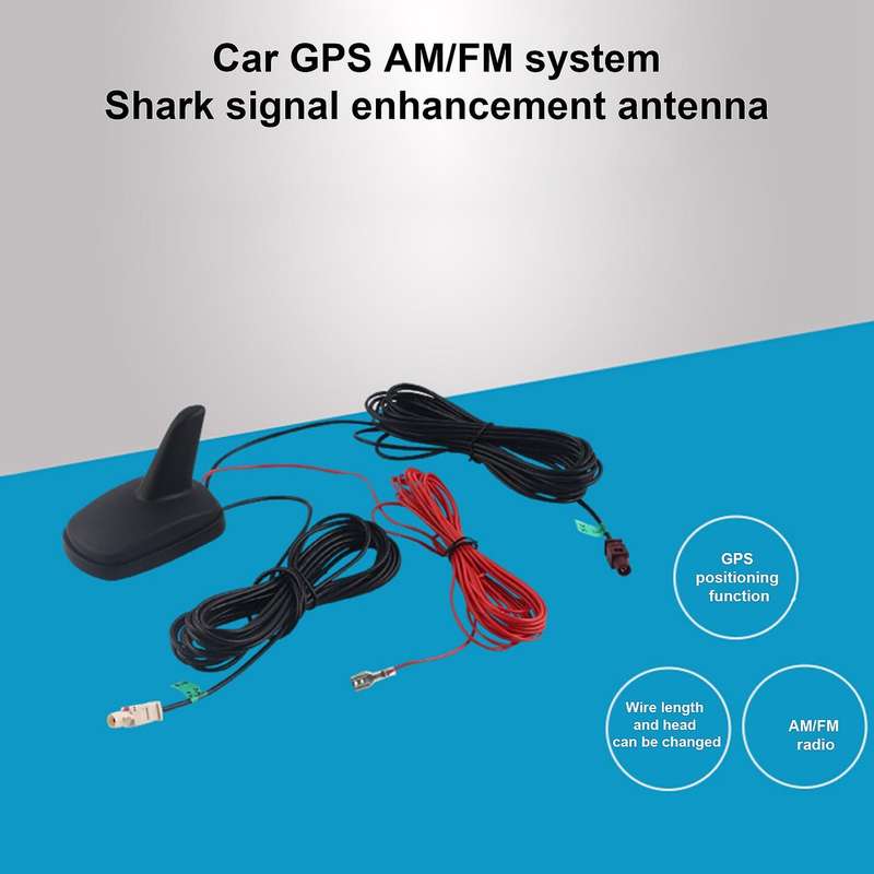 Car Multi-band Combined Antenna Shark Fin Gps+gsm+wifi Sma Fme Mount