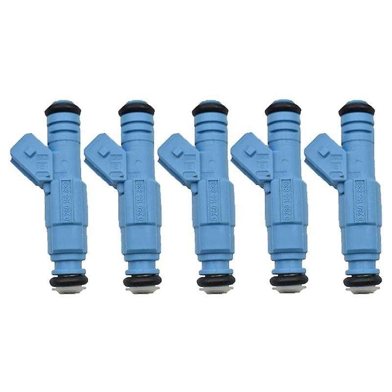1 Set Of 5 0280155830 Fuel Injectors for 1999-2006 Volvo S80 S60 V70