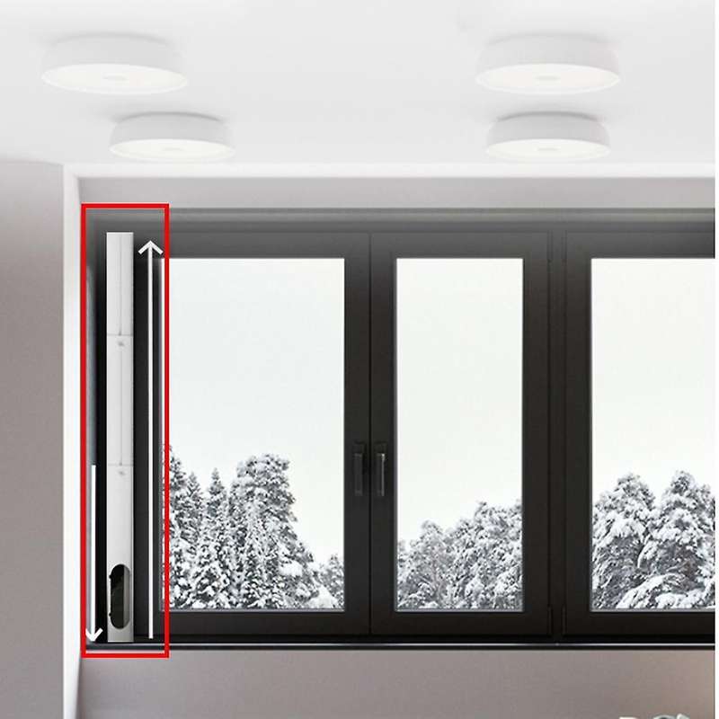 Two-section Adjustable Window Sealing Plate
