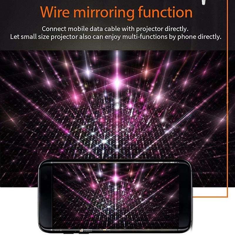 Uc28c Projector Video Home Theater Lcd Media Player for Smart Phones