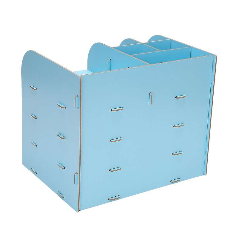 1pcs 4-layers Wood Office Table Organizer Assembled Office Supplies C