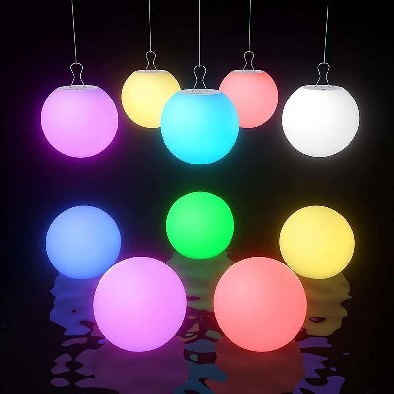 Led Spa Light, Ip68 Floating Pool Light, for Children Gift(10 Pieces)