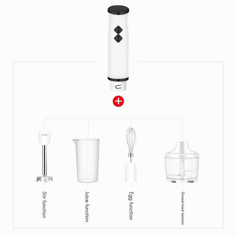 Household Electric Blender Kitchen Whisk Juicer Milkshake Eu Plug
