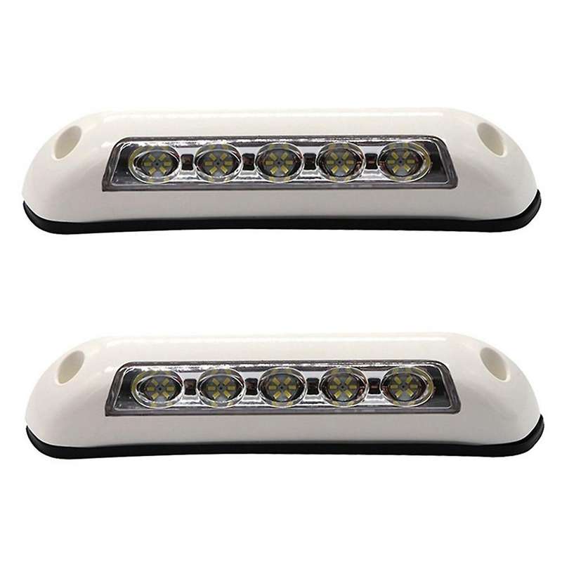 2pcs 8 Inch Rv Led Porch Awning Lights 12v Wall Lamps Strip Lights