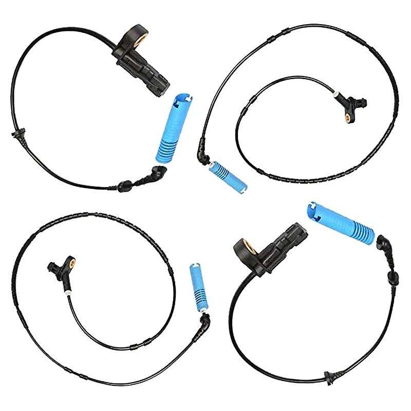 4pcs Front+rear Car Wheel Speed Sensor for Bmw E46 316 318 320 330 Z4