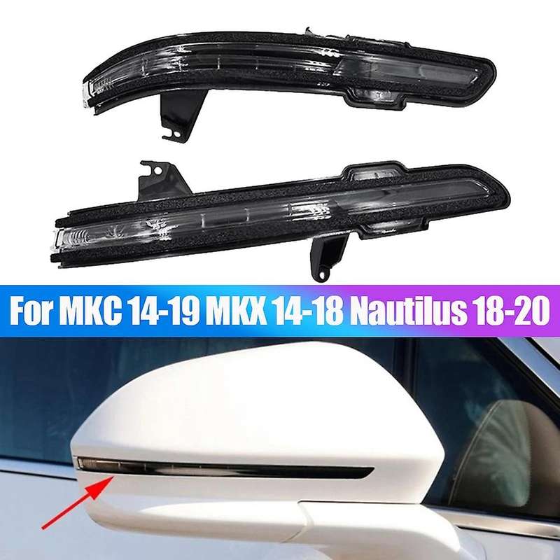 Lh & Rh Mirror Turn Signal Signal Light for Lincoln Mkc 14-19
