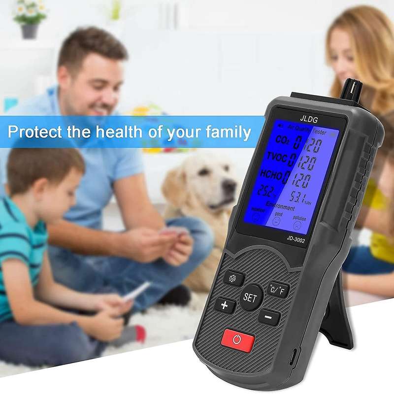Multifunctional Air Quality Tester Tvoc Co2 Meter Temperature