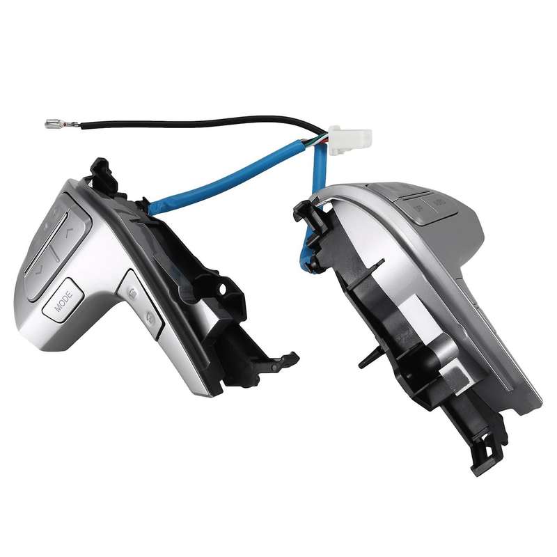 84250-0e120 Steering Wheel Control Switch for Toyota Camry(silver)