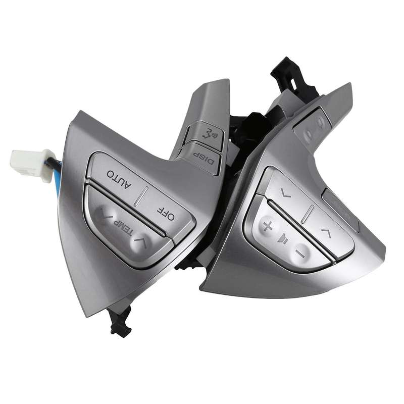 84250-0e120 Steering Wheel Control Switch for Toyota Camry(silver)