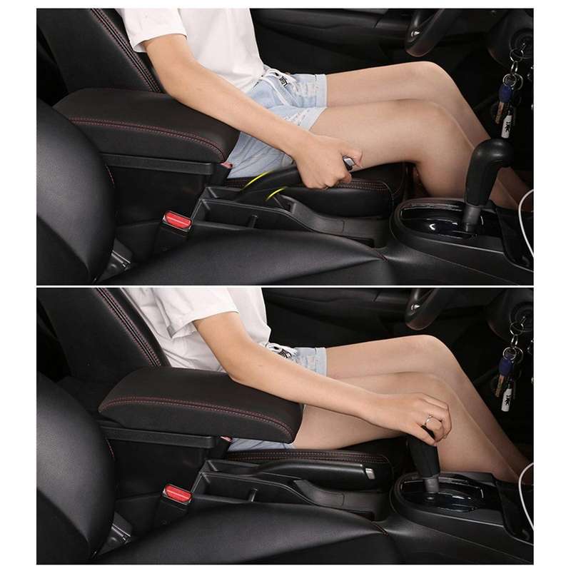 For Mg Zs Malaysia Armrest Box Storage Car Accessories White Lines
