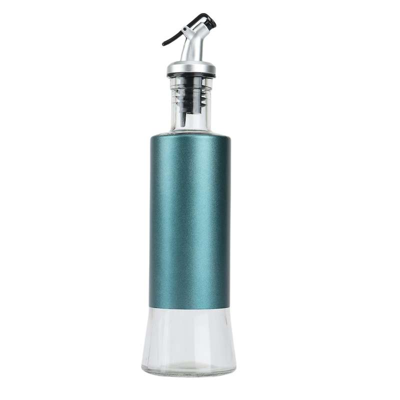 4pcs 300ml Vinegar Sauce Boat Olive Oil Bottle Glass Liquor Dispenser