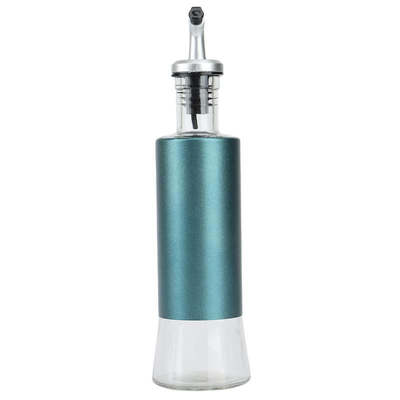 4pcs 300ml Vinegar Sauce Boat Olive Oil Bottle Glass Liquor Dispenser