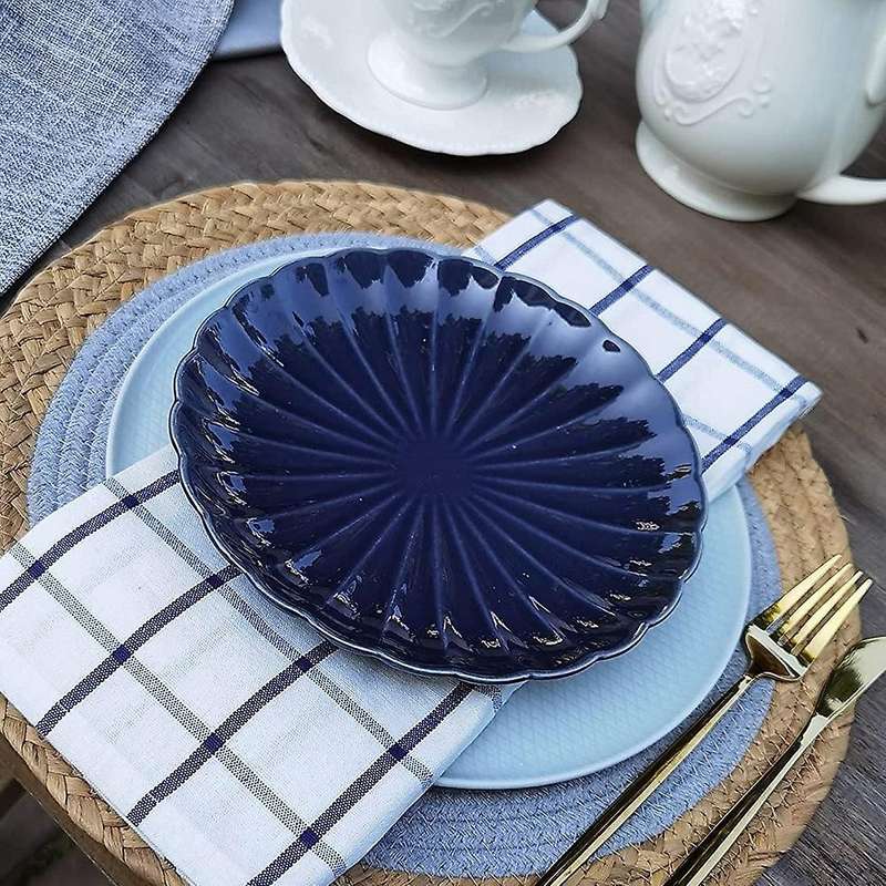 Round Placemats, Cotton Rope Woven Placemats Set Of 6, 14 Inches