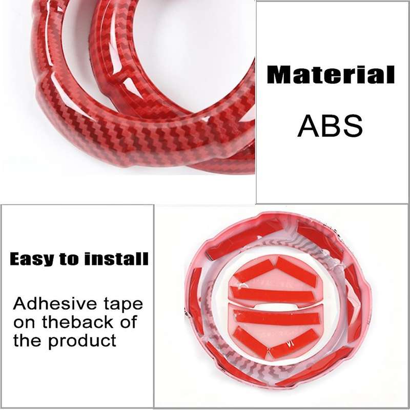 Car Air Vent Outlet Cover for Suzuki Jimny 2019-2022,red Carbon Fiber