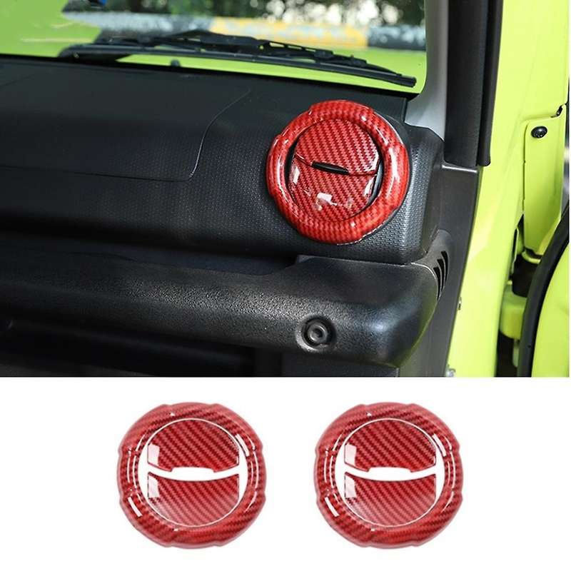 Car Air Vent Outlet Cover for Suzuki Jimny 2019-2022,red Carbon Fiber