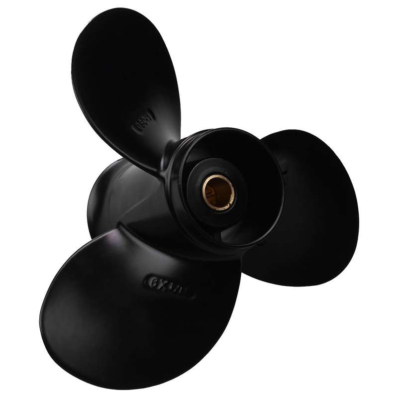 Propeller for Suzuki 8-20hp 9 1/4 X 9 Aluminum Alloy 3 Blade Black